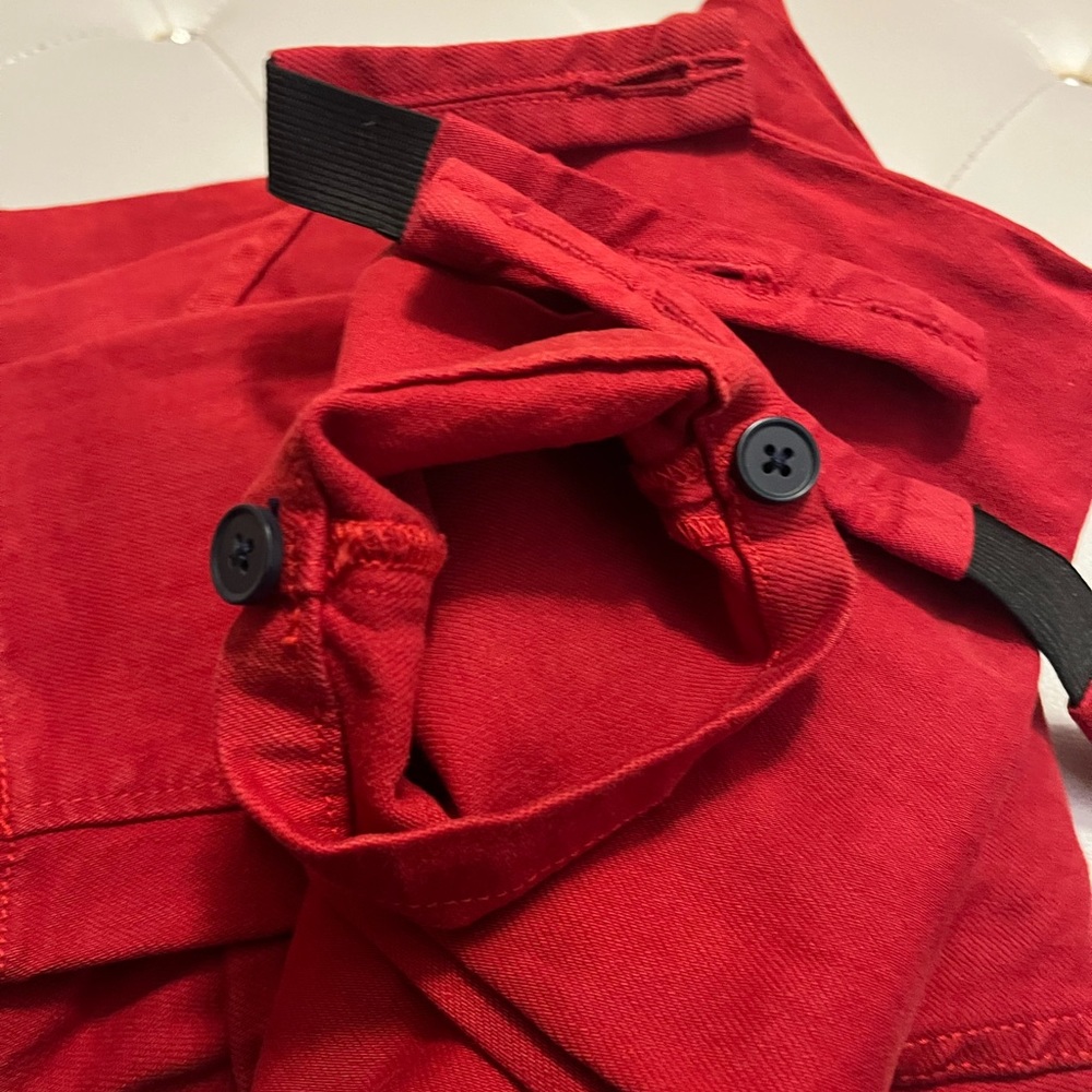 YSJ Queen Collection Red Ankle Skinny Jeans Plus Size 16W - Picture 4 of 11